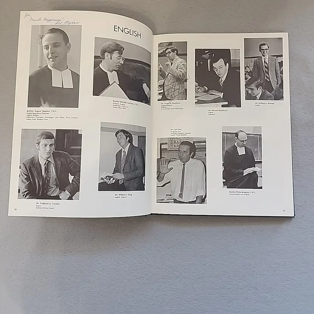 1970 La Salle Academy Rampage Yearbook‎ Annual Providence Rhode Island